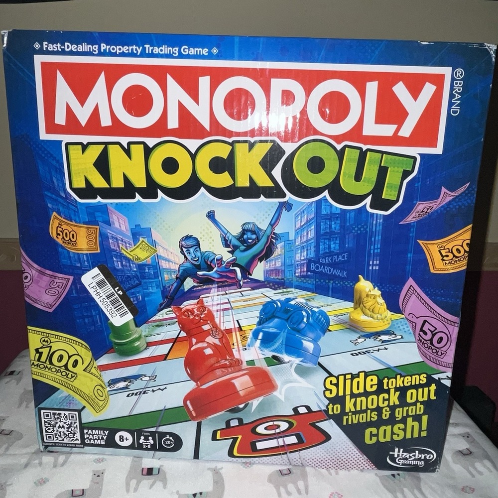 Monopoly Knockout Board Game Family Party Hasbro 2024 NEW SEALED BOXโ